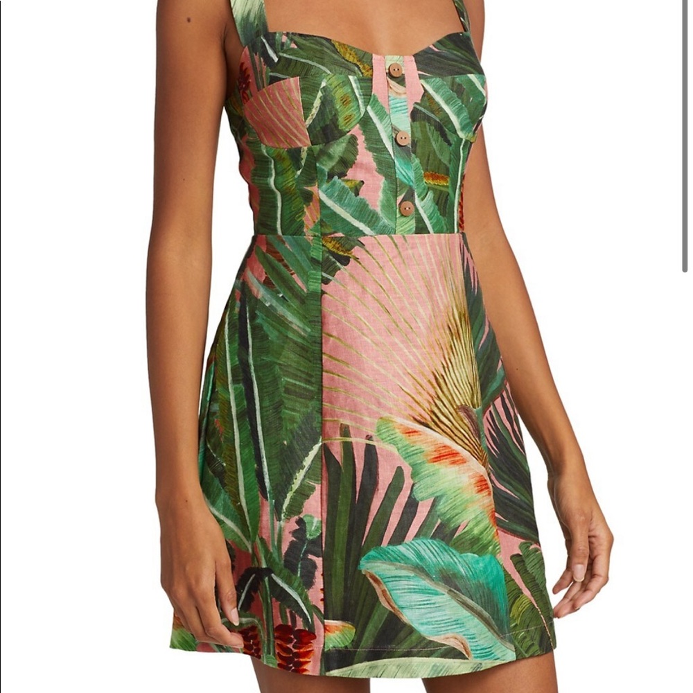 Farm Rio Amazonia Forest Mini Dress